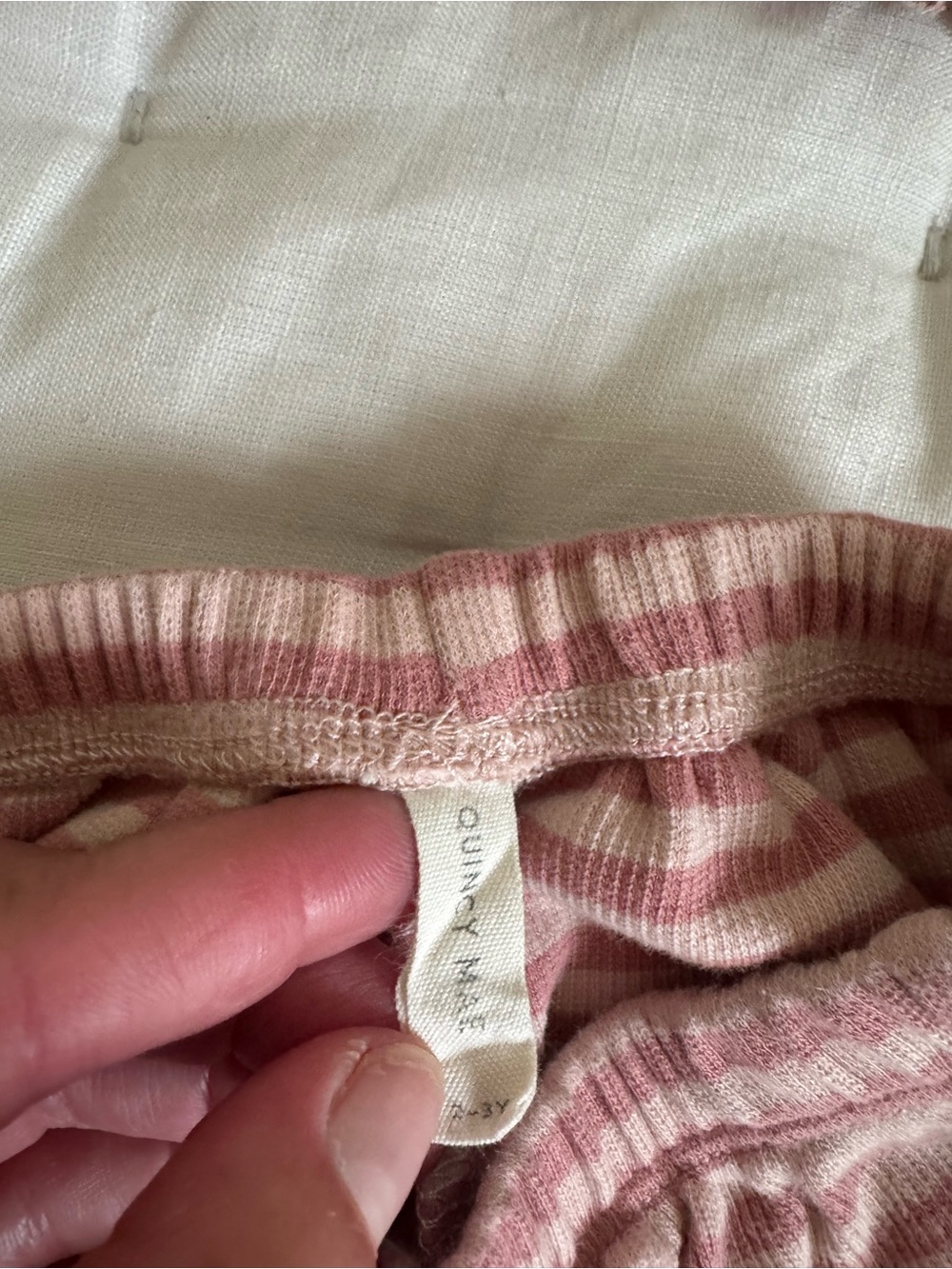 Pink Stripe Tank & Ruffle Shorts - Picture 4 of 5